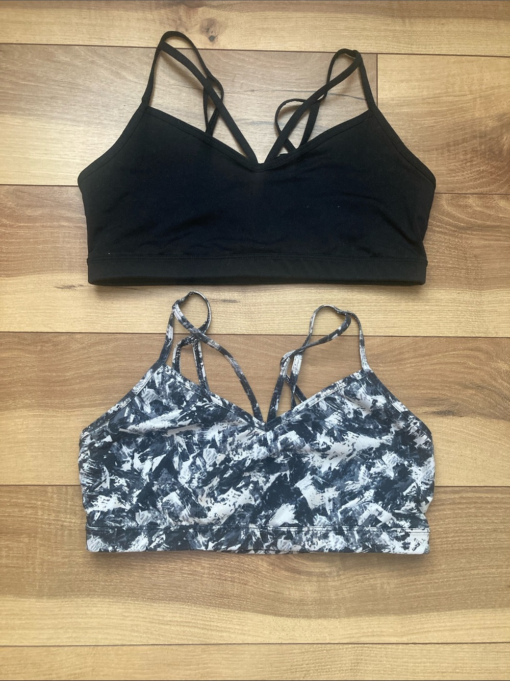 Gap Lot Of 2 Front Cross Strap Sports Bras